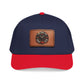 Vintage Compass Leather Patch Baseball Cap