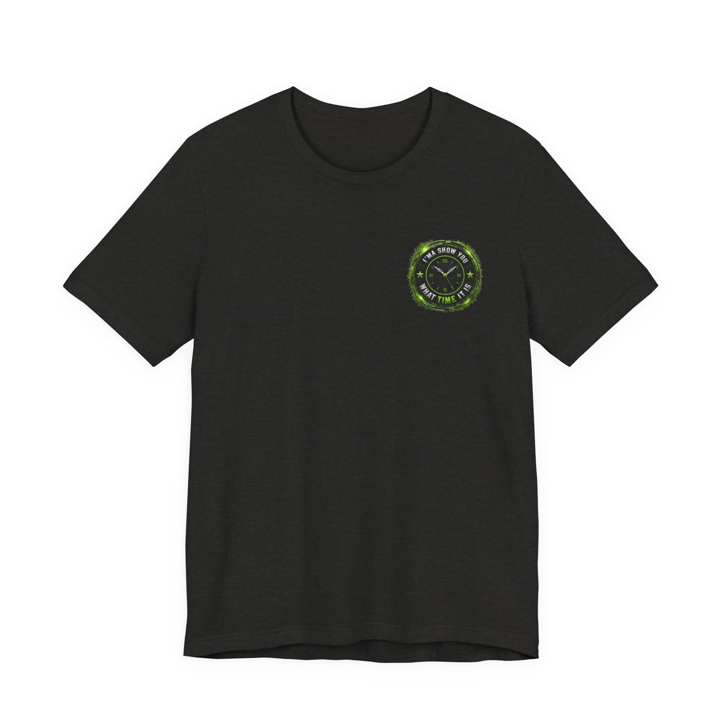 T‑Shirt — Green Camo Tactical Clock Logo Tee