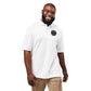 Embroidered Compass Logo Polo — Casual Nautical Work Shirt