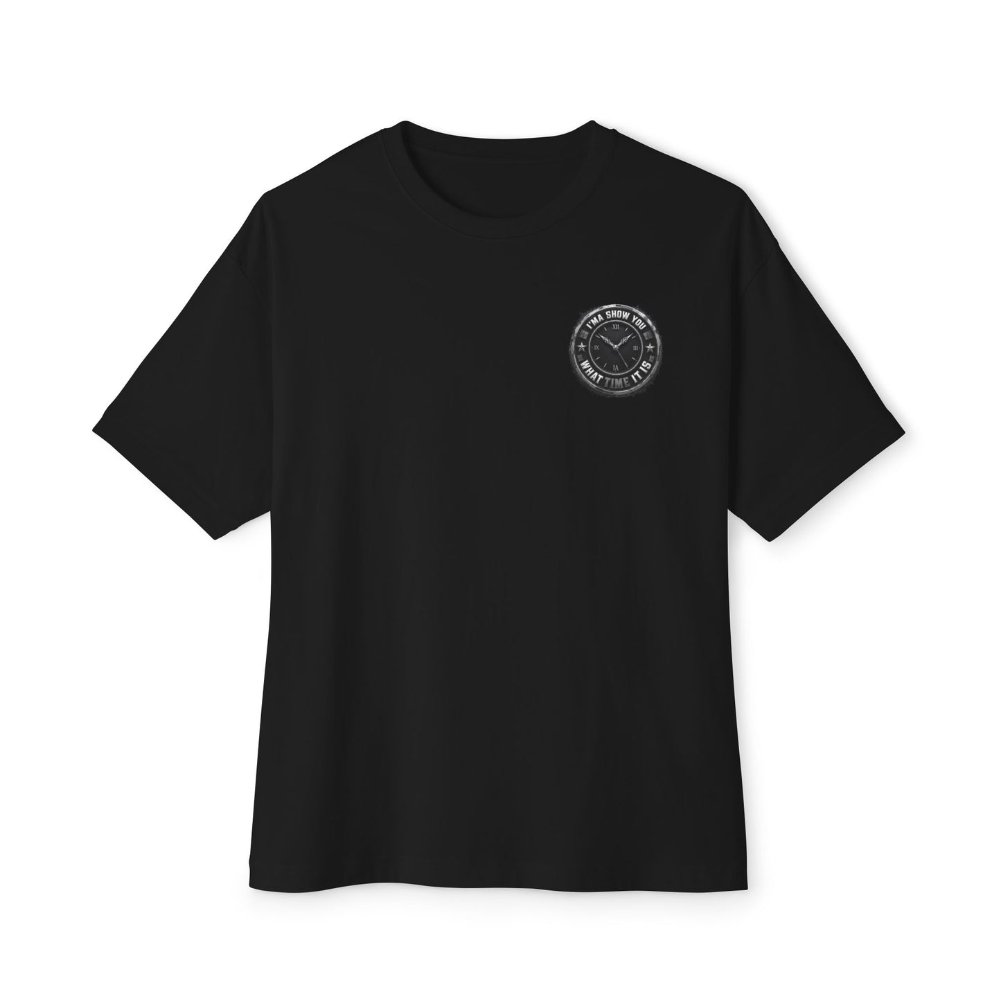 Vintage Patch Logo Tee — Minimal Chest Emblem Casual T‑Shirt