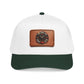 Vintage Compass Leather Patch Baseball Cap