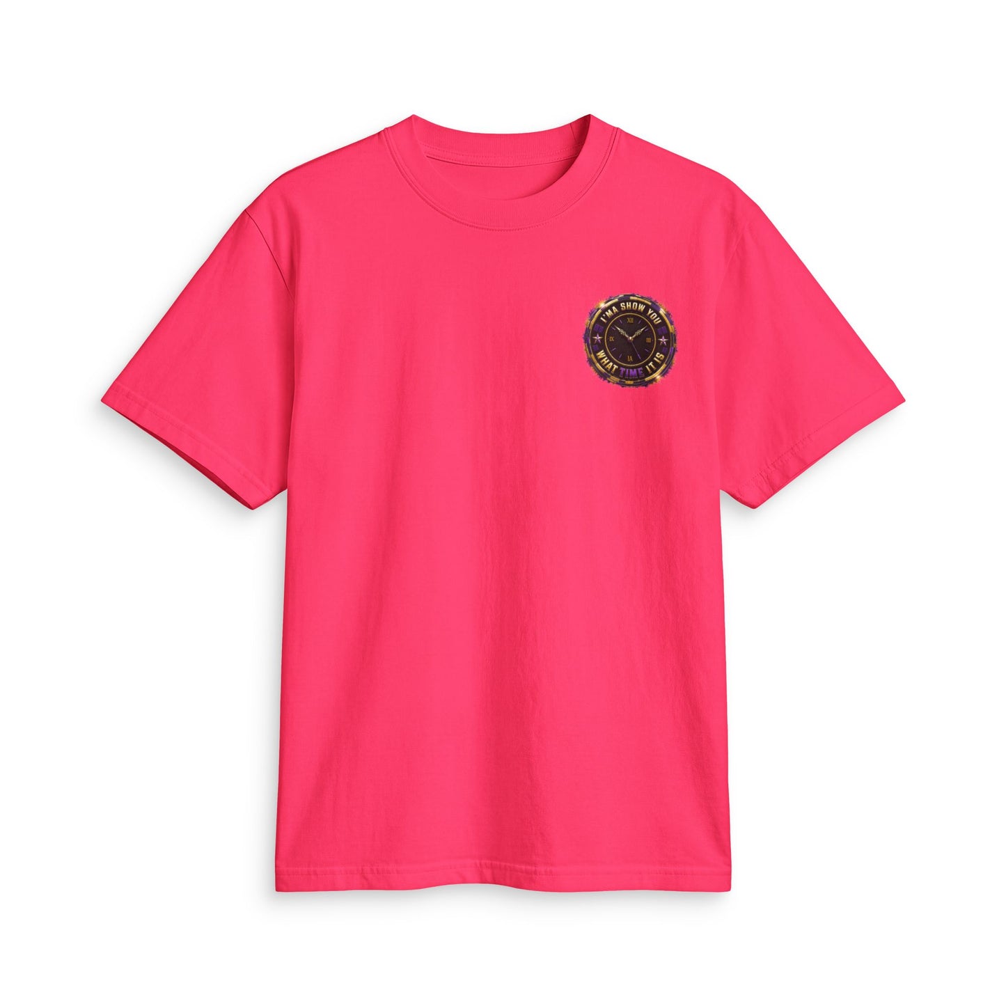 Graphic T-Shirt — 'I'll Show You What Time It Is' Vintage Clock Tee