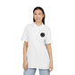Embroidered Crest Polo Shirt — Classic White Pique