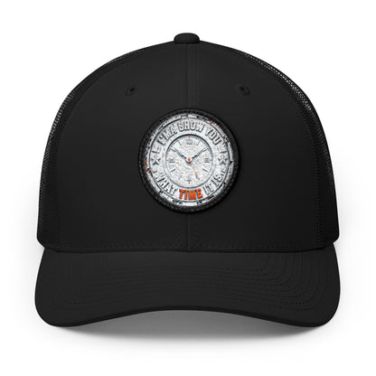 Trucker Cap — Embroidered Diamond Watch Patch Snapback