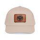 Vintage Compass Leather Patch Baseball Cap
