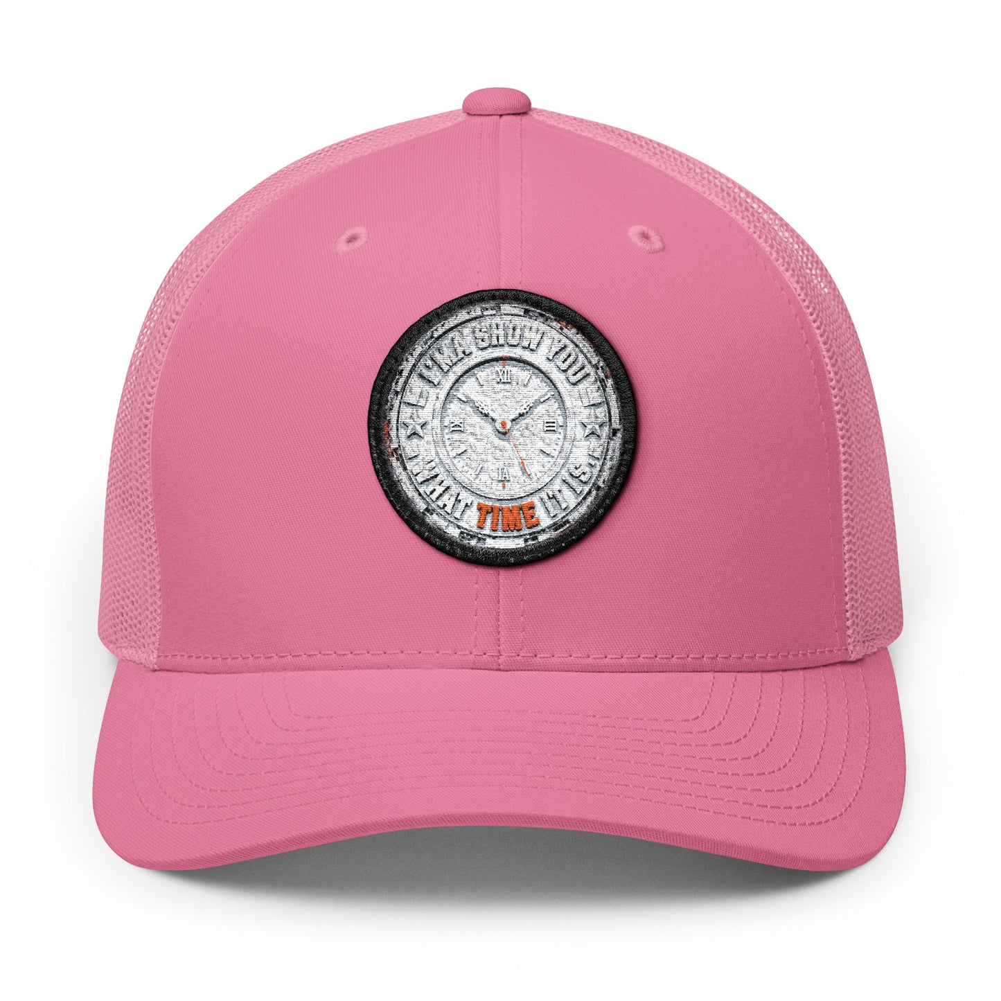 Trucker Cap — Embroidered Diamond Watch Patch Snapback