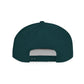 Snapback Hat — Gold Seal Clock Logo Flat Bill Cap