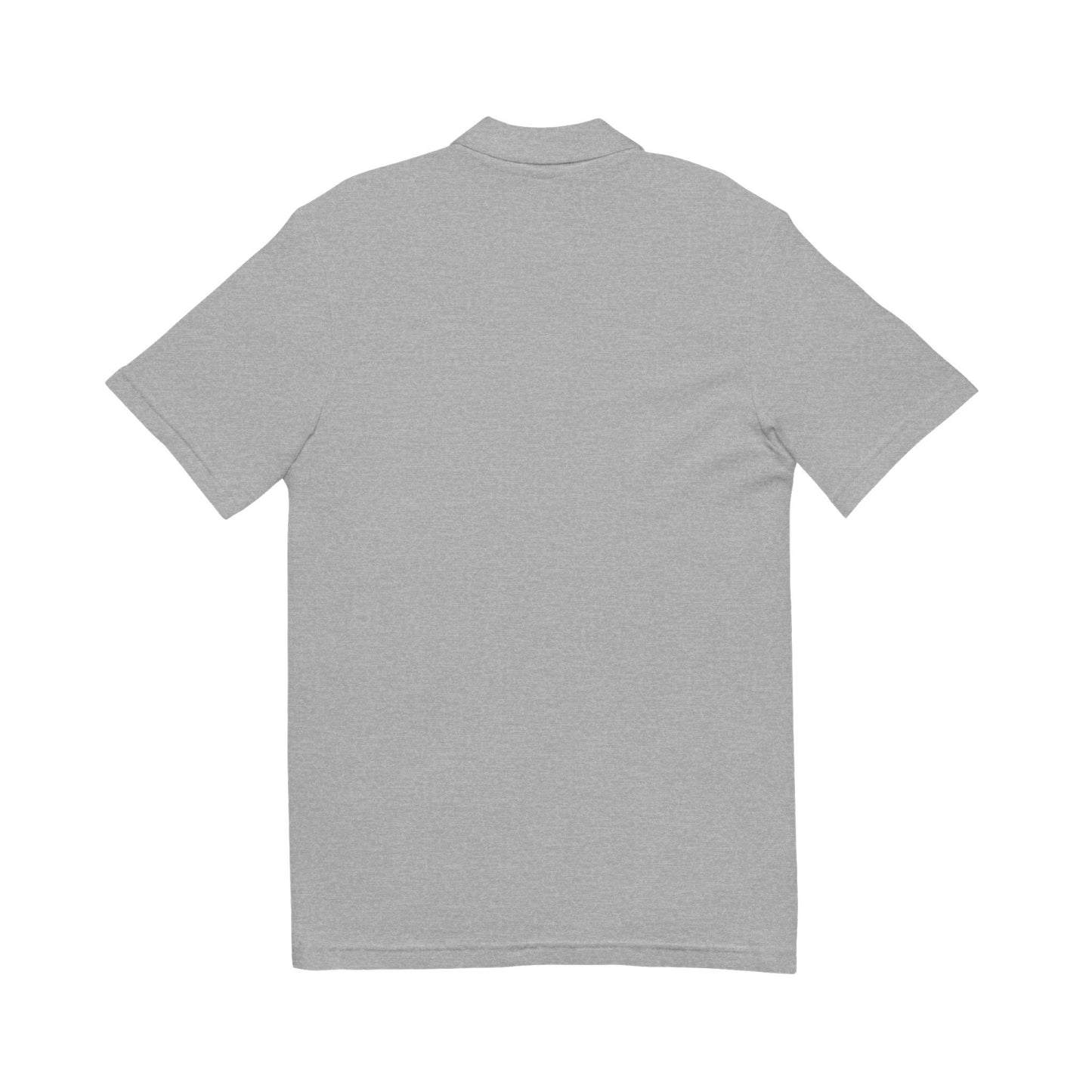 Embroidered Crest Polo Shirt — Classic White Pique
