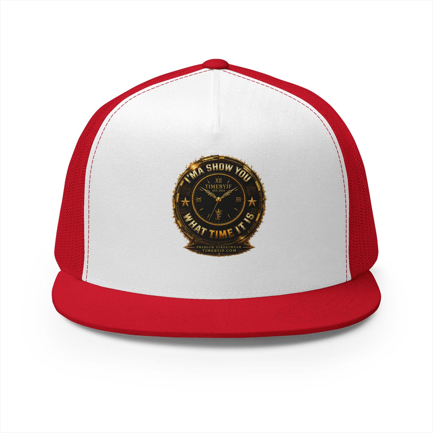 Trucker Cap — 'I’MA SHOW YOU WHAT TIME IT IS' Vintage Compass Logo Snapback