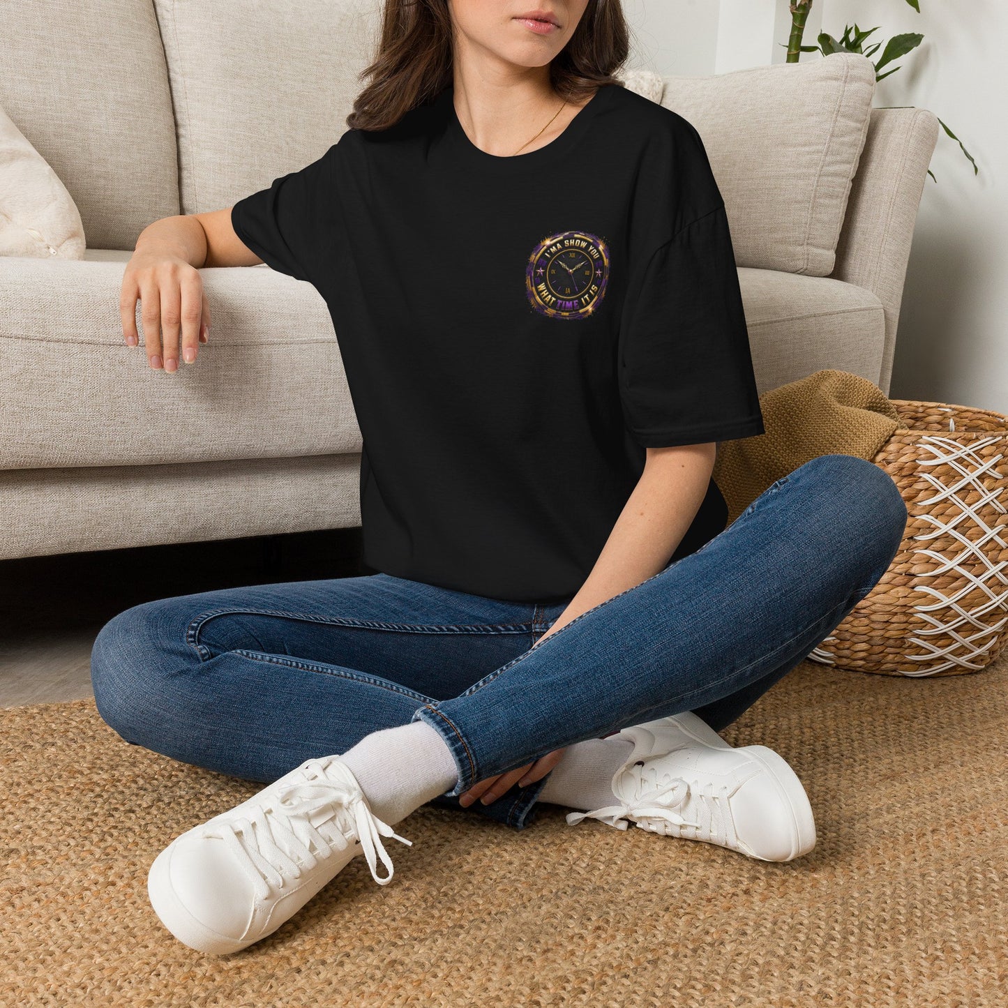 Astrology Clock Tee — "The Stars Know Time" Minimal Horoscope T-Shirt