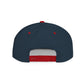 Snapback Hat — Gold Seal Clock Logo Flat Bill Cap