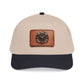 Vintage Compass Leather Patch Baseball Cap