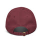 Washed Cotton Baseball Cap with Vintage Compass Patch - Adventure Travel Hat