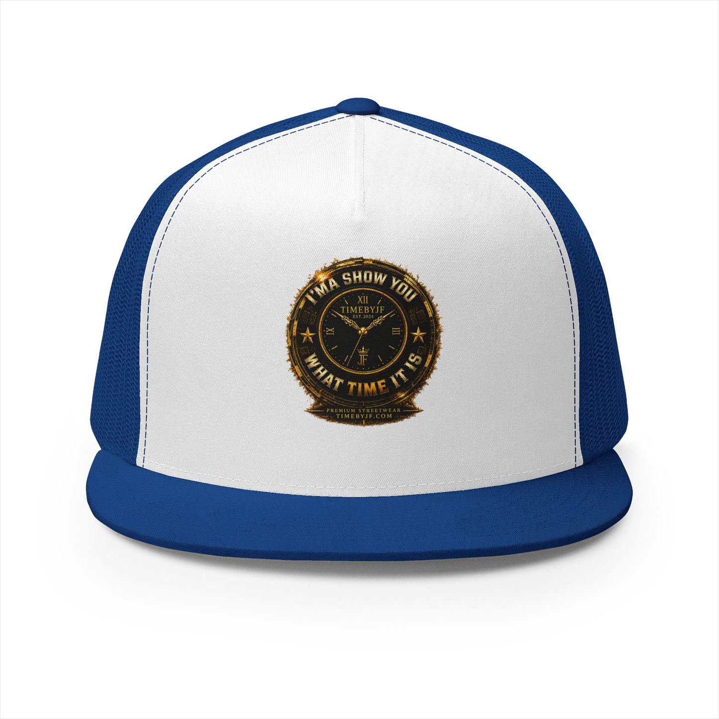 Trucker Cap — 'I’MA SHOW YOU WHAT TIME IT IS' Vintage Compass Logo Snapback