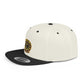 Snapback Hat — Gold Seal Clock Logo Flat Bill Cap