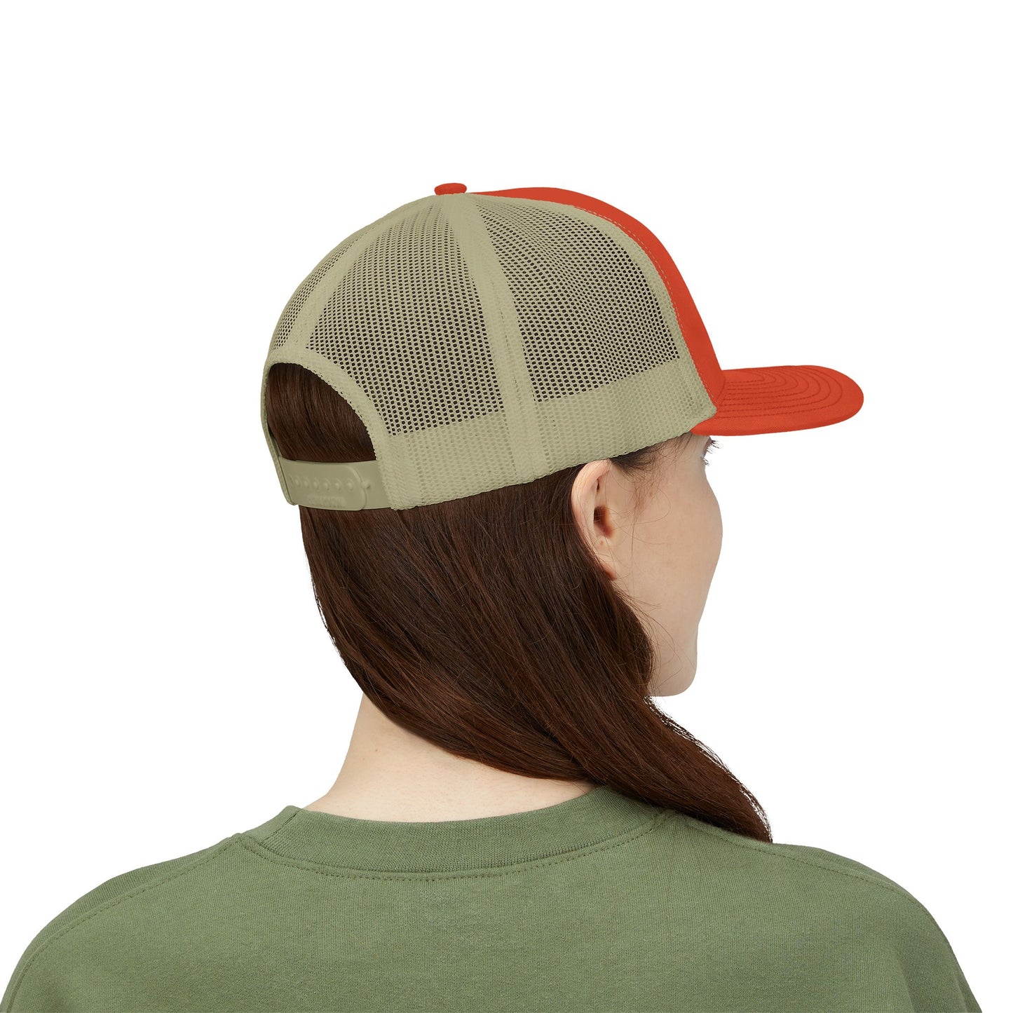 Trucker Cap — Distressed Round Patch 'Don't Ask Me' Vintage Logo