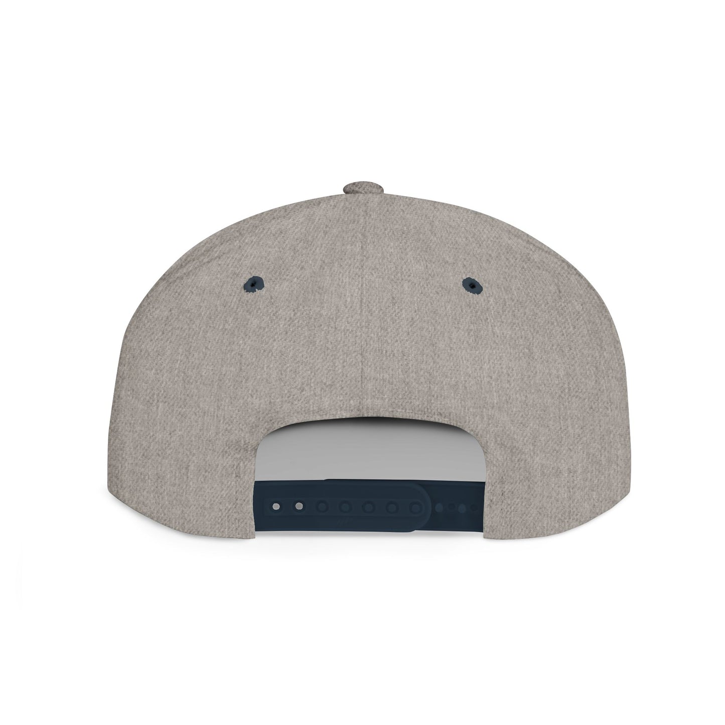 Snapback Hat — Gold Seal Clock Logo Flat Bill Cap