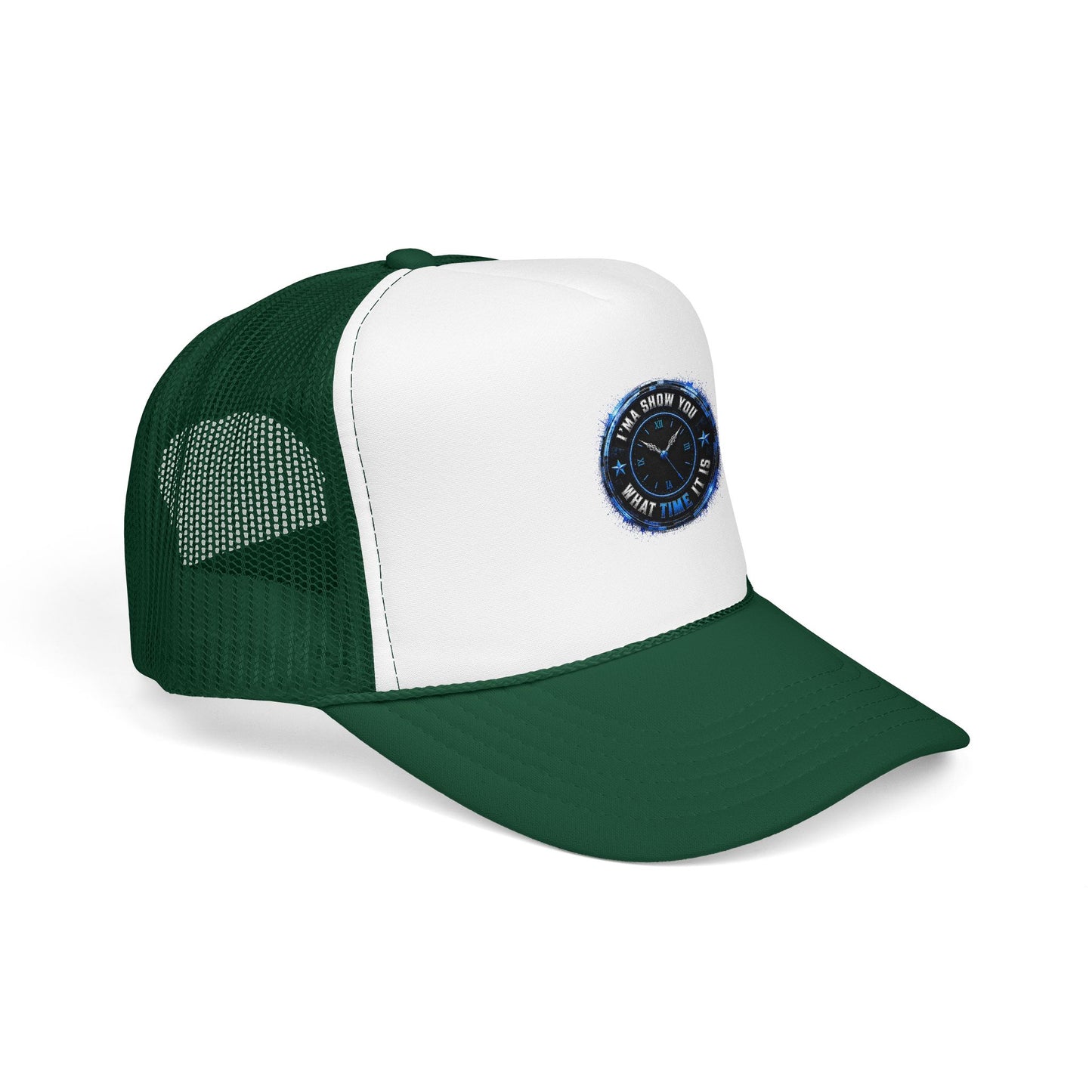 Retro 'Time Is What Time It Is' Foam Trucker Hat