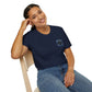 Vintage Compass Badge T-Shirt — "Take Your Time" Minimal Travel Tee