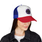 Trucker Cap — 'Take a Show Now, What Time It Is' Vintage Clock Graphic