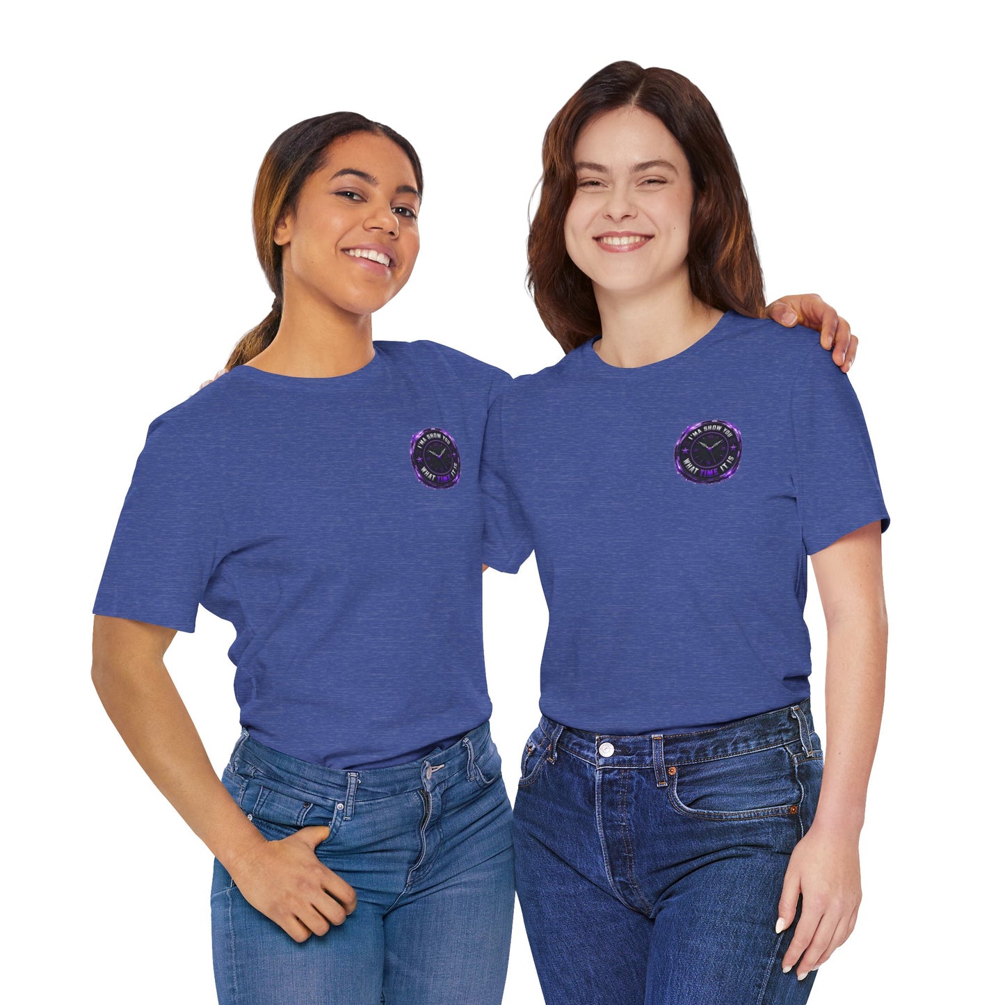 Pocket Cosmic Clock Tee — "Time to Glow" Graphic T‑Shirt