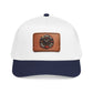 Vintage Compass Leather Patch Baseball Cap