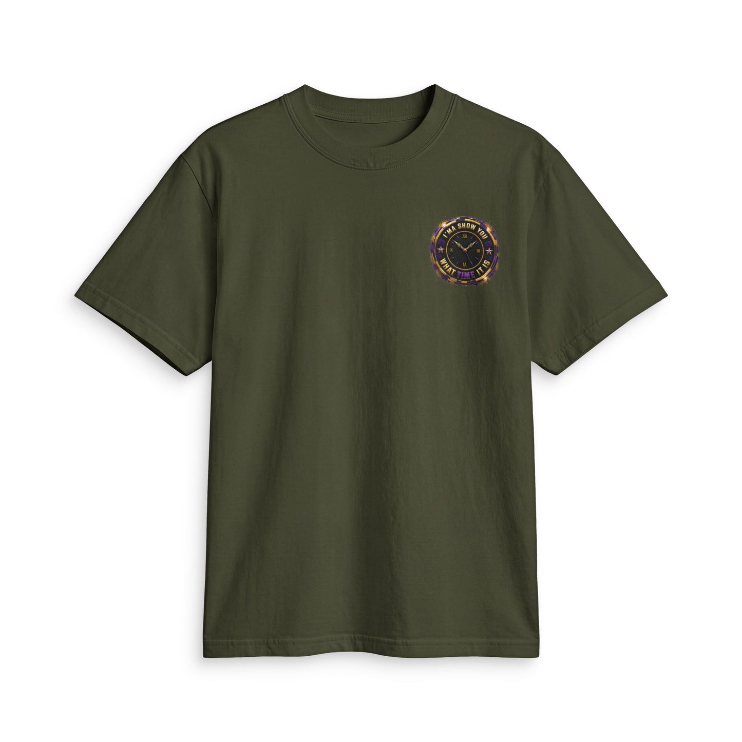 Graphic T-Shirt — 'I'll Show You What Time It Is' Vintage Clock Tee