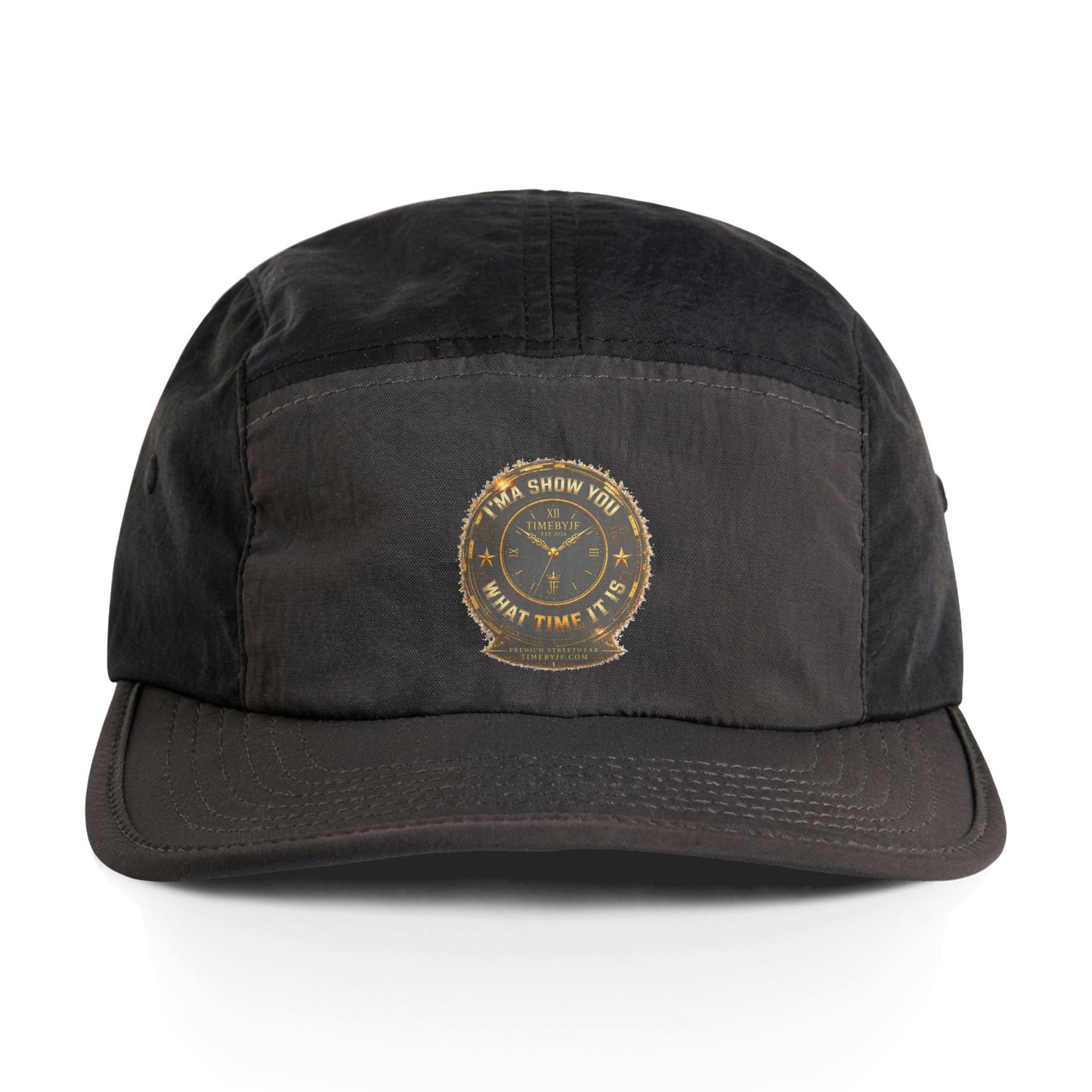 Nylon Two-Tone Cap — Vintage Compass Patch