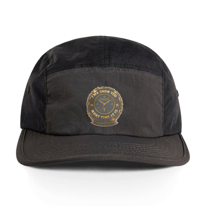 Nylon Two-Tone Cap — Vintage Compass Patch