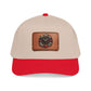 Vintage Compass Leather Patch Baseball Cap