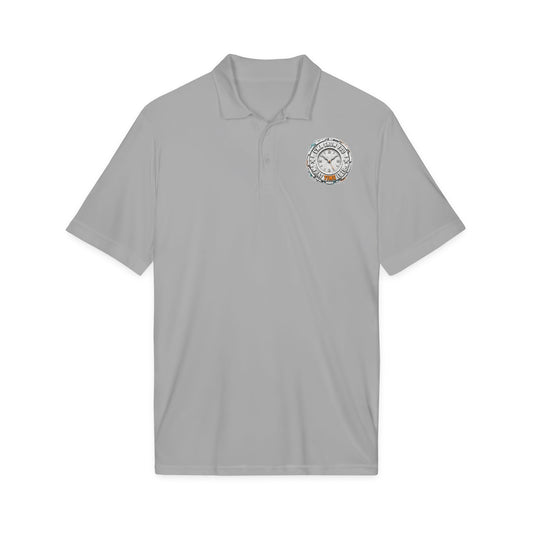 Embroidered Compass Logo Polo — Sport Performance Short-Sleeve