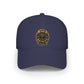 Low Profile Baseball Cap — Vintage Ship Wheel Clock Design